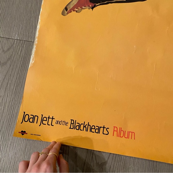 Vintage 1983 Joan Jett & The Blackhearts Album 34"x23" Promotional Poster - Picture 4 of 16